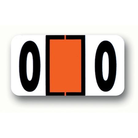 Asp Color Coded Number Labels: 0 Pk 310-01